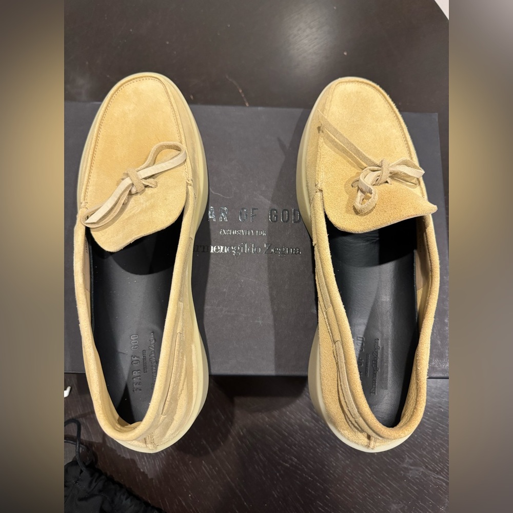 Ermenegildo Zegna Fear of God collabs Loafer beige size 9 new